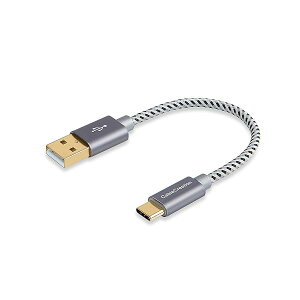 �Z��USB Type C A�P�[�u��, USB-C to USB A�P�[�u�� ���ϋv�ґg�f�U�C���y56K���W�X�^�����z �VMacBook/Nexus 5X / 6P�ȂǑΉ� �O���[ 0.15m