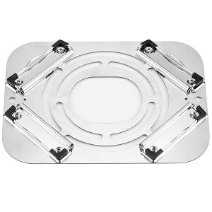 薪ストーブ 煙突口ガード 耐火 遮熱 ストーブジャック 軽量 携帯便利 クランプで固定 テントプロテクター 最大煙突直径72mm 秋冬 アウトドア キャンプ テント用 収納袋付き