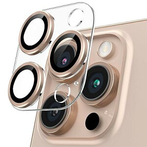 カメラカバー iPhone 16 Pro/16 Pro Max用 カメラフィルム 透明台座 全面保護 9H強化ガラス 傷防止 レンズ保護 耐衝撃 アイフォン16 プロ/16 プロmax用 カメラ保護 高透過率 黒縁取り 露出オーバー防止