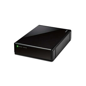HDD 外付けハードディスク 4TB SeeQVault対応 テレビ録画 かんたん接続ガイド付き 静音ファンレス設計 ブラック ELD-QEN2040UBK