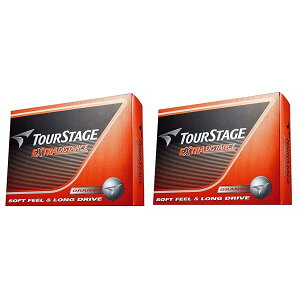 ゴルフボール ツアーステージ エクストラディスタンス オレンジ2ダースセット(24球入)
