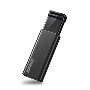 USB������ 16GB �m�b�N�X���C�h�� USB3.2(Gen1)/3.1(Gen 1)/3.0/2.0 �[���T�|�[�g RUF3-KS16GA-BK/N