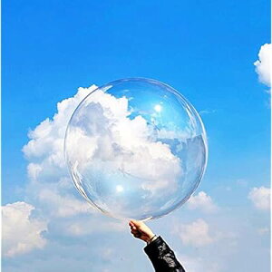 バルーン ゴム風船 ボボバルーン クリア 飾り付け クリアボボボバルーン アクアバルーン 透明 PVCバルーン 極厚 30個入り 18CM セット 丸風船 飾り パーティー お祝い 誕生日 結婚式 イベント