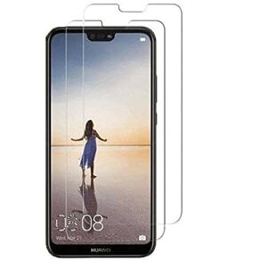 �y2���Z�b�g�zHuawei P20 Lite/Huawei Nova 3E �K���X�t�B���� �w��Ή� �����K���X�t�B���� �t�B���� ���{�f�ސ� �t���ی�t�B���� ��ʕی� �K���X�J�o�[ �ɔ�0.33mm �����ߗ� �ώw�� ������ 2.5D ���E