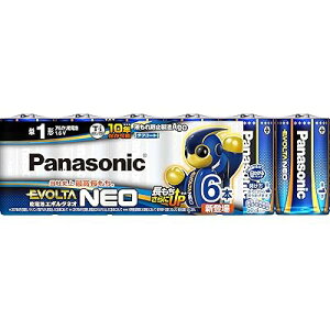 エボルタNEO 単1形アルカリ乾電池 6本パック LR20NJ/6SW
