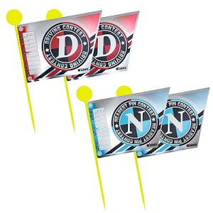 ゴルフ コンペ用品 コンペグッズ コンペ用フラッグ ドラコン・ニアピン用旗 4本 GV0733 DDNN 【ドラニア】
