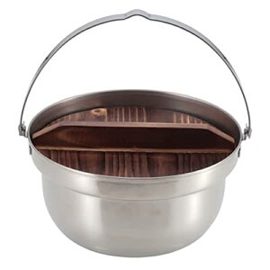 アウトドア 鍋 キャンプ焚火鍋 木蓋付き 18cm ステンレス製 日本製 燕三条産 UH-4124