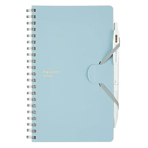 ノート ソフトリングノート Penott B6 変形 5mm方眼 青 ス-SP147S5-B