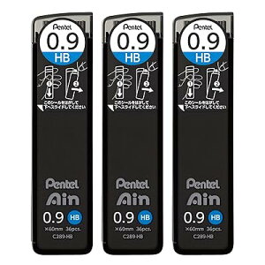 �V���[�v�c �A�C�� 0.9mm HB 3�� AMZ-XC289HB3P �u���b�N