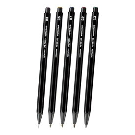 シャープペン 鉛筆シャープ 書き比べ 5本セット 黒 PS-PE DX5SET