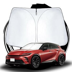 ruiya 新型 トヨタ クラウンスポーツ 16代目 専用 サンシェード フロントガラス用 遮光 車用サンシェード UVカット 日よけ 車中泊 折り畳み式 取付簡単 吸盤不要 クラウン スポーツ カスタム パーツ