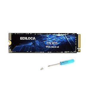 EN705 SSD 2TB PCIe Gen4 NVMe M.2 2280 PS5mFς őǍ: 4800MB/s ő发F4500MB/s 3D NAND TLC SSD _Ci~bN SLC LbV m[gp\RƃfXNgb