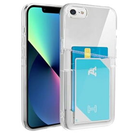 適用 iPhoneSE第3世代 iPhone 7 8 iPhoneSE第2世代 クリア ケース ストラップ 収納背面 2枚 iPhone SE 第2世代 第3世代 スマホケース 透明 iPhone SE2 カード iPhoneSE 第二世代 iPho