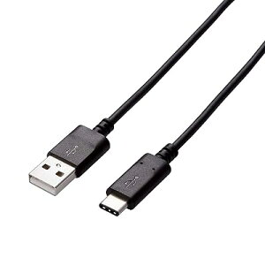 USB�P�[�u�� Type C (USB A to USB C) 4.0m USB2.0�i 3A�o�� �ő�480Mbps �u���b�N U2C-AC40NBK