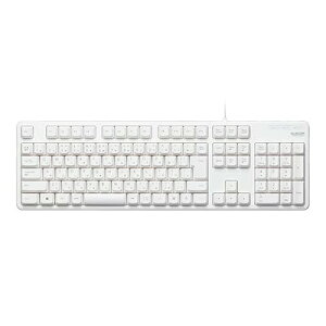 �L�[�{�[�h �L�� �����u���� �t���L�[�{�[�h �z���C�g TK-FCM104XWH