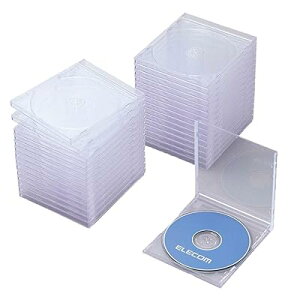CD/DVDプラケース/1枚収納/30パック/クリア