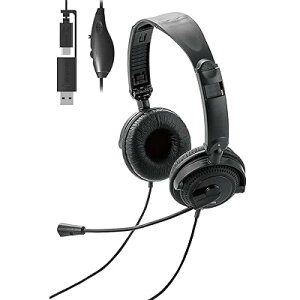 wbhZbg USB C & USB-A ܂ L }CNt Pw mCYLZO y ^ IC[ I[o[wbh ʒ yAI PCΉz ubN HS-HP10SCBK
