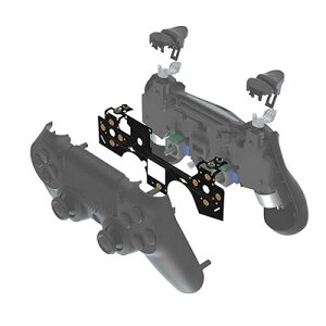 ps4 CUH ZCT2�R���g���[���[�̃V�����_�[�{�^���ɑΉ��p�N���b�N�w�A�g���K�[�L�b�g�A ps4 Slim Pro�R���g���[���[JDM-040/050/055�ɑΉ��p�̃J�X�^���t���b�V���V���b�g�g���K�[�X�g�b�v�t���b�N�X