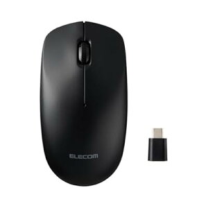 ���C�����X�}�E�X Type-C�ڑ� L�T�C�Y 3�{�^�� �u���b�N M-LE10DRCBK