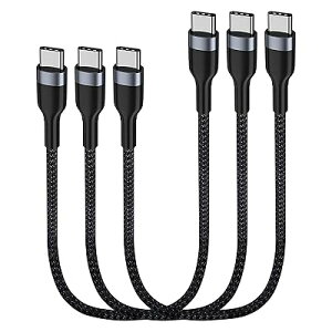 USBC-USBCP[u30cm 3{, PD 60W 0.3m ^CvC}[dR[hGalaxy S21 / S21 + / S20 + Ultra Note 20APixel 4/3 XLAMacBook Air iPad Pro2020ƌ