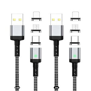 }Olbg USB[dP[u 3A}[dUSBCP[uy2{Zbg/6C[qzf[^]ɂΉ}OlbgUS-B[dR[h US-B Type-CAMicroUS-BAUS-B Type-L  ho E US-B Magn