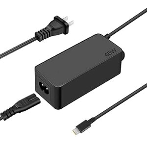 45W USB-C ACアダプター Type-C ノートパソコン充電器 PD対応 20V 2.25A 電源 アダプター タイプC 充電器 for レノボ Thinkpad用, Yoga, for Dell Latitude用, for MacBook