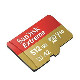 ( サンディスク ) 512GB microSDXCカード EXTREME ( 最大 読込160MB/s 書込90MB/s ) SDアダプター付 SDSQXA1-512G-GN6MA ［ 海外パッケージ ］