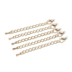 ネックレス 留め具 マグネット留め具 磁気クラスプ エンドパーツ ジュエリー アクセサリーパーツ 延長用金具 DIY用 クラフト作り 簡単装着 (ゴールド20個入りパック)