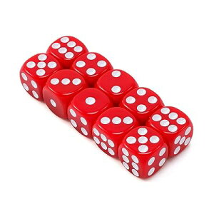 10 ʑ̃_CX D6TCR 6ʃ_CX16mm Dungeons and Dragons AMTGA TRPGA DNDTCRȂǃe[uQ[p ( bh)