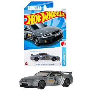 �z�b�g�E�B�[��(Hot Wheels) �x�[�V�b�N�J�[ ���Y �X�J�C���C�� GT-R (BCNR33) ��蕨�������� �~�j�J�[ 3�΂��� �O���[ HXR26