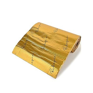 Rikopin(リコピン) デッドニング 【5m】 デッドニングシート 制振シート 断熱シート 防火断熱遮音シート 自動車用 吸音 防音 厚み2.3mm×幅46cm×長さ5m (シルバーアルミ/ブラック格子模様)