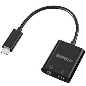 I[fBI ϊ A_v^[ USB Type C to 3.5mm PD[d 100W nC] DAC ϋv iPhone 16Ή ubN BSMPCPD355BK
