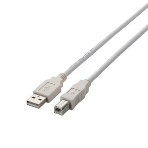 USB�P�[�u�� �yB�z USB2.0 (USB A �I�X to USB B �I�X) �t�F���C�g�R�A�t 5m �u���b�N U2C-BF50BK