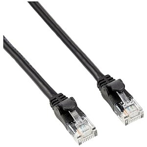 LAN�P�[�u�� CAT6A 1m �ܐ܂�h�~�R�l�N�^ �X�^���_�[�h �u���b�N LD-GPA/BK1