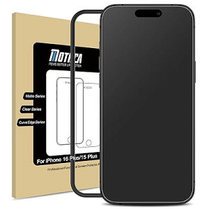 �A���`�O���A iPhone 16 Plus/iPhone 15 Plus�Ή� �K���X�t�B���� �ی�t�B���� �����K���X �T���T��