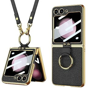 Galaxy Z Flip5 �P�[�X �X�g���b�v�t�� Samsung �M�����N�V�[Z Flip 5 / SC-54D / SCG23 �p �J�o�[ �����O�t
