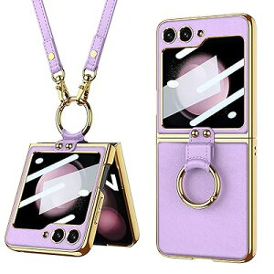 Galaxy Z Flip5 �P�[�X �X�g���b�v�t�� Samsung �M�����N�V�[Z Flip 5 / SC-54D / SCG23 �p �J�o�[ �����O�t
