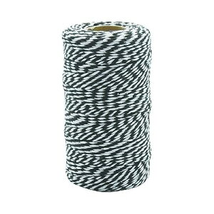 ���� �c�C�X�e�b�h �X�g�����O �z���C�g/�u���b�N ����105×��55mm TWISTED STRING WHITE/BLACK GS555-266G