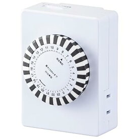 オーム電機 ボタン式デジタルタイマー タイマーコンセント AB6H HS-AB6H 04-8883