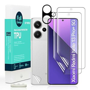 �Ή� Xiaomi Redmi Note 13 Pro+ 5G TPU�t�B���� 2 ���n�C�h���Q���t�B���� �K�C�h�g�t�� �����Y�J�o�[