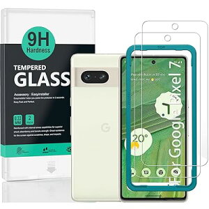 �Ή� Google Pixel 7 5G �K���X�t�B���� 2 ���ی�t�B���� �K�C�h�g�t�� ���菝�h�~�ϏՌ��d�x 9H