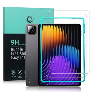 �Ή� Xiaomi Redmi Pad Pro/Poco Pad/Redmi Pad 2 Pro/Poco Pad M1 �K���X�t�B���� 2 ���ی�t�B���� �K�C�h�g