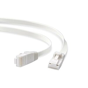 LAN�P�[�u�� CAT6A 5m �ܐ܂�h�~�R�l�N�^ ���炩 �z���C�g LD-GPAYC/WH5