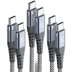 �^�C�vc �P�[�u�� �y1.5M/3�{�Z�b�g PD�Ή� 60W�}���[�d�zUSB C& C �P�[�u��iPhone17/16/15 Pro MAX �[�d
