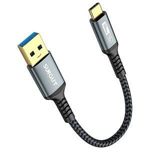 USB Type C �P�[�u�� 0.15M USB3.1 Gen2 10Gbps�f�[�^�]�� �^�C�v c �����[�d USB-A to USB-C �Z�� �����b�L