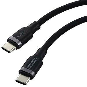 USB Type C �P�[�u�� 0.3m �Z�� 100W PD�Ή� �����[�d �V���R���f�� �Ȃ߂炩 ���炩 �y MacBook/iPad/