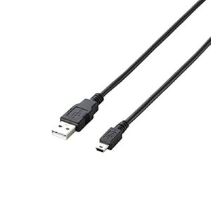 RoHS�w�ߏ���&���z���p�b�P�[�W �G�RUSB�P�[�u�� USB2.0 A-miniB�^�C�v 5m �u���b�N U2C-JM50BK