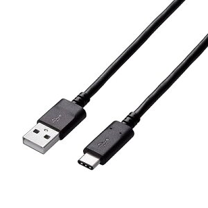 USB�P�[�u�� Type C (USB A to USB C) 3.0m USB2.0�i 3A�o�� �ő�480Mbps �u���b�N U2C-AC30NBK