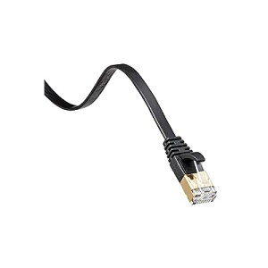 LAN�P�[�u�� CAT7 (15m) �t���b�g �c���܂�h�~ RJ45�R�l�N�^ 10Gbps/600MHz �M�K�r�b�g �C�[�T�l�b�g