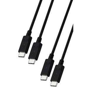 �y2�{�Z�b�g�z USB Type C �P�[�u�� USB-C to USB-C 1m 60W �����[�d �y MacBook/iPad/Galaxy/Android �X�}�z �^